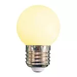 LED лампа WELLMAX G45 E27 1W 2700K екстра теплий білий пластикова колба, Кількість: 1 шт., Потужність, Вт: 1