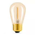 LED лампа Edisons ST45 GOLD E27 1W 2200K бронзова скляна колба Premium, Кількість: 1 шт., Потужність, Вт: 1