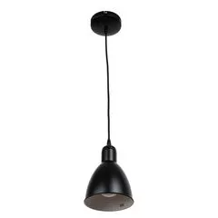 Подвесной светильник в стиле лофт One Black-135 с черным плафоном - Edisons