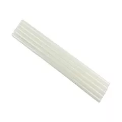 Термоклей для пістолета 11мм Прозоро-білий Premium (стрижні клейові D11мм L300мм) 5шт х 30грам, Кількість: 5 шт. - 150 г, Колір: білий