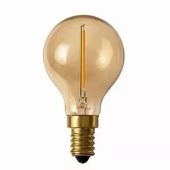LED лампа Edisons G45 gold E14 1w 2200K Premium, Кількість: 1 шт., Потужність, Вт: 1