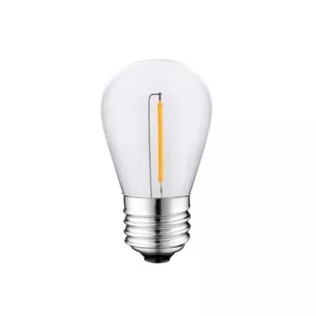 LED лампа Edisons ST45 E27 1W 2200K прозрачная пластиковая колба, Количество: 1 шт., Мощность, Вт: 1, изображение 2 - Edisons
