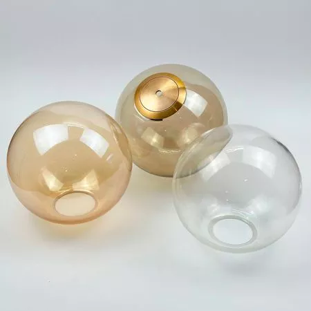 Плафон стеклянный шар Bubble D200 дымчатый, изображение 6 - Edisons