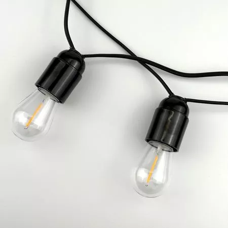 LED лампа Edisons ST45 E27 1W 2200K прозрачная пластиковая колба, Количество: 1 шт., Мощность, Вт: 1, изображение 4 - Edisons