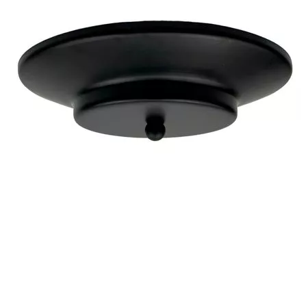 Розетка потолочная D200 H30 черная - Edisons