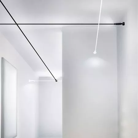Система лінійного освітлення Skyline 4м 90° з круглими кріпленнями біла