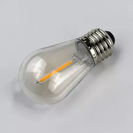 LED лампа Edisons ST45 E27 1W 2200K прозрачная пластиковая колба, Количество: 1 шт., Мощность, Вт: 1, изображение 6 - Edisons