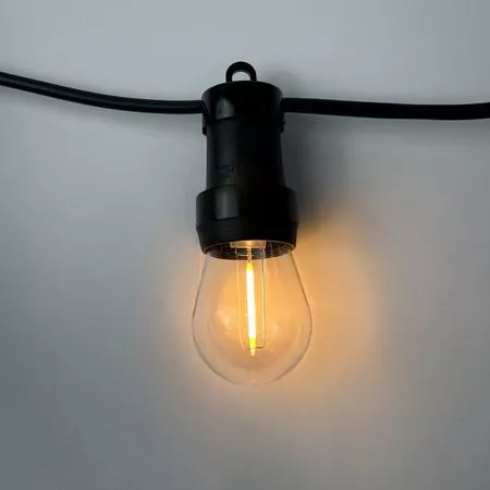 LED лампа Edisons ST45 E27 1W 2200K прозрачная пластиковая колба, Количество: 1 шт., Мощность, Вт: 1, изображение 7 - Edisons
