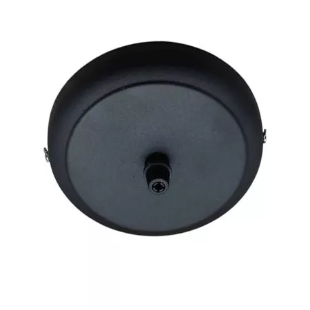 Розетка стельова D120 H20 чорна