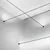 Набор креплений 2 шт. для системы линейного LED освещения Skyline на 90° с круглым основанием белые, Угол наклона: 90°, Цвет: белый, изображение 7 - Edisons