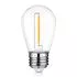 LED лампа Edisons ST45 E27 1W 2200K прозрачная пластиковая колба, Количество: 1 шт., Мощность, Вт: 1 - Edisons