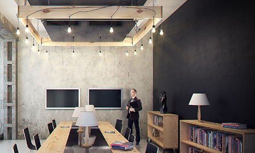Офис в стиле лофт: индустриализация рабочего пространства