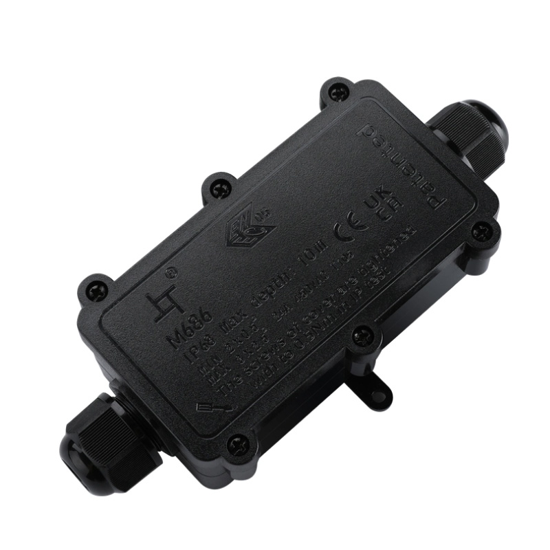 Коробка распределительная герметичная m686-2-b 2xm20 (6-11мм) ip68