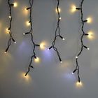 Гірлянда зовнішня Starfall бахрома чорна 75LED 2х0,7м 18flash IP65 Світіння - білий/холодний білий Premium