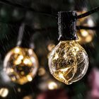 Вулична LED гірлянда G40 зі світлодіодними нитками 9 метрів 30 (+1) ламп + 3м шнур