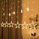 LED гірлянда новорічна STAR колір Теплий Білий 8 режимів від 220В