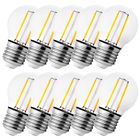 Набор 10шт LED ламп Edisons G45 E27 5W 2700K диммируемых Premium - Edisons