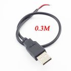 Роз'єм USB, штекер AM, корпус пластик, пайка на кабель