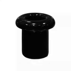 Кабельний керамічний прохід для ретро проводки чорний Premium