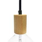 Дерев'яний патрон Е27 бук