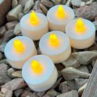 LED свічки чайні великі 55x38мм із пультом ДУ Набір 6 шт. (без батарейок у комплекті)