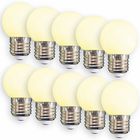 Набір LED ламп WELLMAX G45 E27 1W 2700K екстра теплий білий 10 шт пластикова колба, Кількість: набір 10 шт., Потужність, Вт: 1