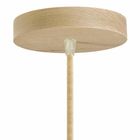 Дерев'яна стельова розетка d120 бук