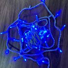 Гірлянда зовнішня Wrapper біла 50LED 5м 10flash IP65 Світіння - синій Premium