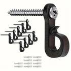 10 шт. набор крючков для крепления гирлянды, Color: Black
