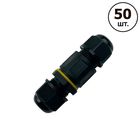 Набір 50 шт. Конекторів проводу герметичних M684-A 3pin 2xM20 (6-11мм) IP68, Кількість: 50 шт.