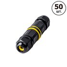 Набір 50 шт. Конекторів проводу герметичних M682-B 3pin 0,5-1,5 мм² M16 (3-9мм) IP68, Кількість: 50 шт.