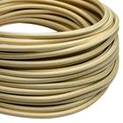 Провод прямой Песочный 2х0,5мм (ГОСТ) в тканевой оплетке Premium, Цвет провода: песочный - Edisons