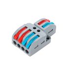 Клема розгалужувач M24A типу WAGO 2 на 4 проводи 0.08–4 мм²/12–28AWG 32А 250В важільний затискач Premium, Кількість: 1 шт.