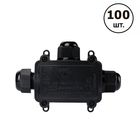 Набір 100 шт. коробок розподільних герметичних M686-3-A 3xM20 (4-8мм) IP68