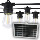 Вулична ретро на сонячних панелях гірлянда Solar-String Light Е27 IP65 вологозахищена 10м 10 ламп (+2 запасні)
