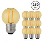 Набір з 250 LED ламп Edisons G45 E27 2W 2200K Light Bronze пластикова колба, Кількість: набір 250 шт., Колір ковби: бронзове напилення
