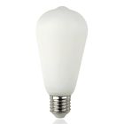 LED лампа Edisons Ceramic ST64 Е27 6W 4000K біла оксамитово-матова, Температура світла: 4000K