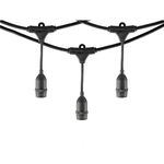 Уличная ретро гирлянда Дроп Лайт Е14 (5м 10 патронов) М23 IP65 влагозащищенная Premium - Edisons