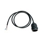 Патрон Дроп Лайт E27 IP65 вологозахищений чорний для вуличних гірлянд із лампочок Premium