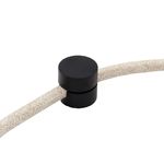 Крепеж фиксатор провода D6 пластиковый для наружной проводки черный - Edisons