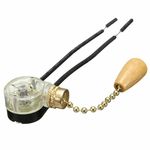 Переключатель с деревянным наконечником (Золотая цепочка) - Edisons