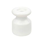 Ролик изолятор керамический для ретро проводки белый Premium, Количество: 1 шт., Цвет: белый - Edisons