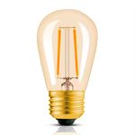 LED лампа Edisons ST45 GOLD E27 2W 2200K бронзовая стеклянная колба Premium, Количество: 1 шт., Мощность, Вт: 2 - Edisons