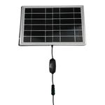 Сонячна панель з вбудованим акумулятором Solar 33х21,5см 12W 3V 6000mAh для вуличних гірлянд під патрон E27