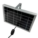 Солнечная панель со встроенным аккумулятором Solar 33х21,5см 12W 3V 6000mAh для уличных гирлянд под патрон E27 - Edisons