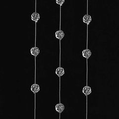 Штора зі скляних бусин діаметром 18 мм (за 1 нитку довжиною 1 м)