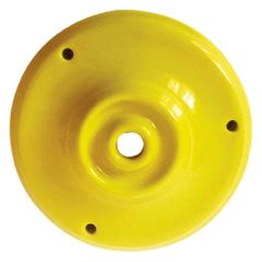 Керамічна стельова чашка 106 мм (жовта)