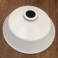 Стальной абажур белый 260 мм без патрона - Edisons