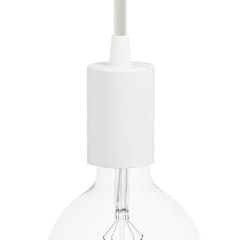 Металлический патрон Е27 белый, Цвет: белый - Edisons