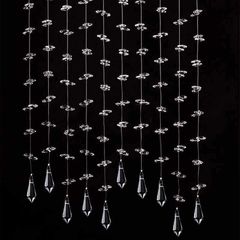 Штора зі скляних бусин діаметром 12 мм, 38 мм (за 1 нитку довжиною 1 м)